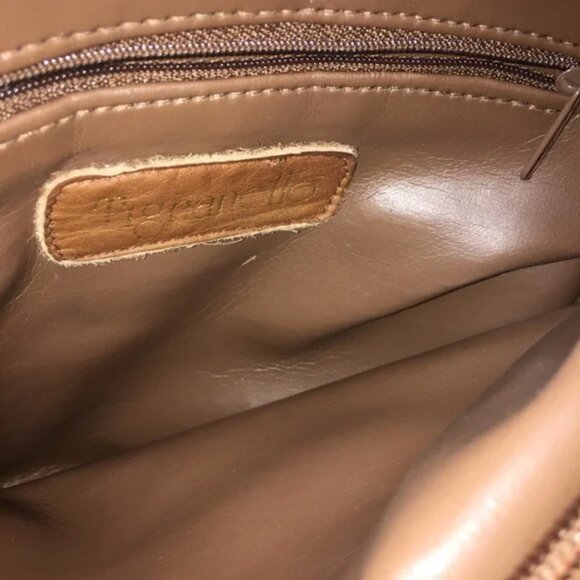 Tignanello Tan Leather Magnetic Closure Backpack - Picture 8 of 15